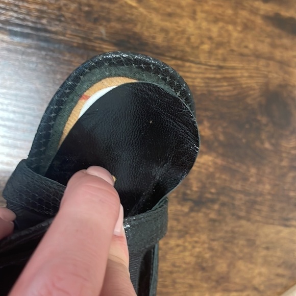 Georgina Goodman Black Strappy Stiletto Heels 36.5 Us 6.5 - Picture 11 of 11